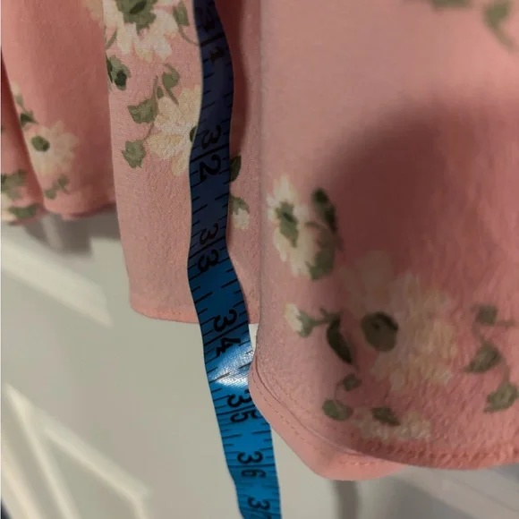 & Other Stories Pink Floral Short Sleeve Dress, size 2 - Picture 6 of 7